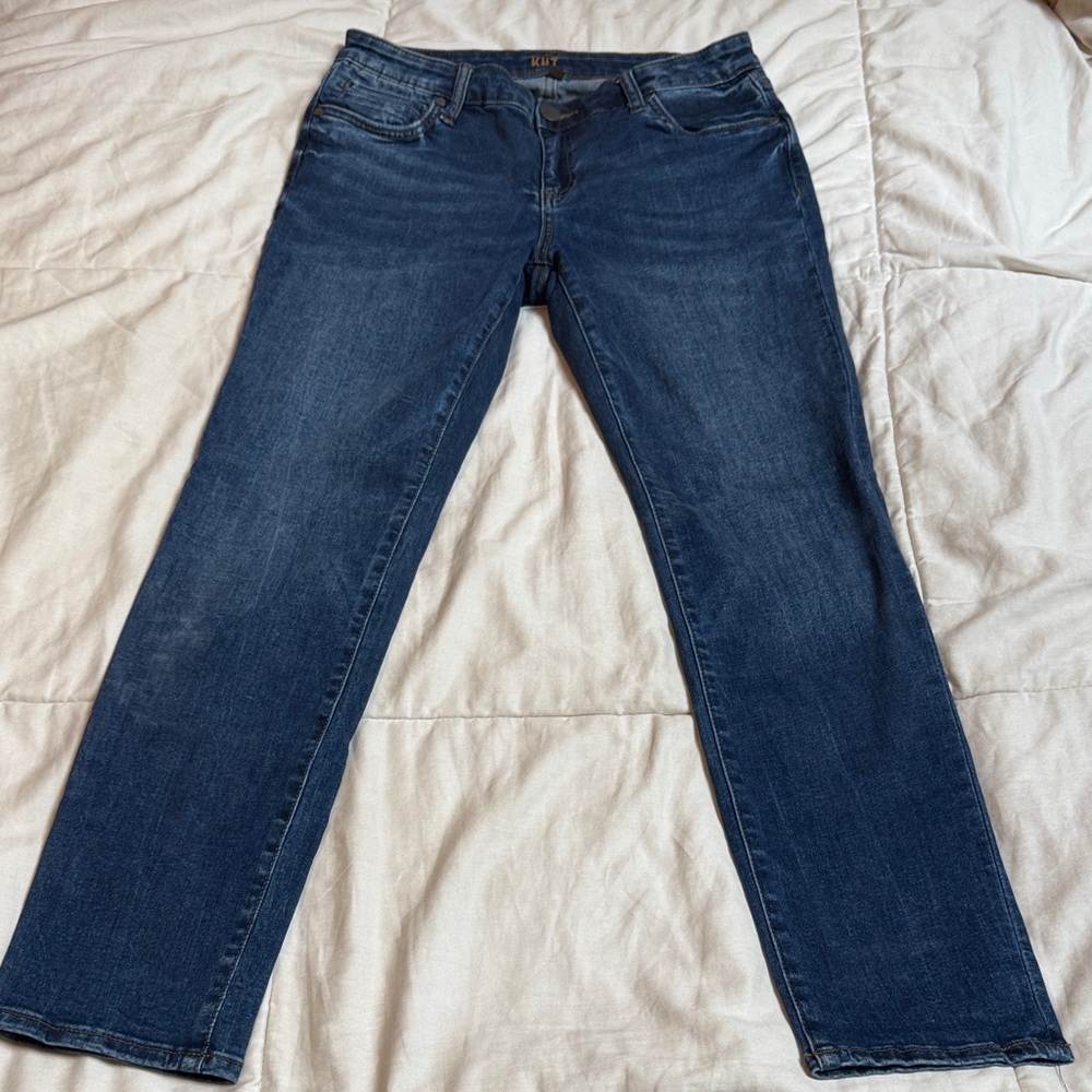 Kut from the Kloth Dark Blue Straight Leg Jeans